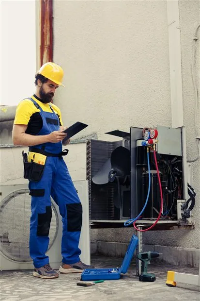 Técnico de Viclima realizando instalación profesional de aire acondicionado mini split en Costa Rica